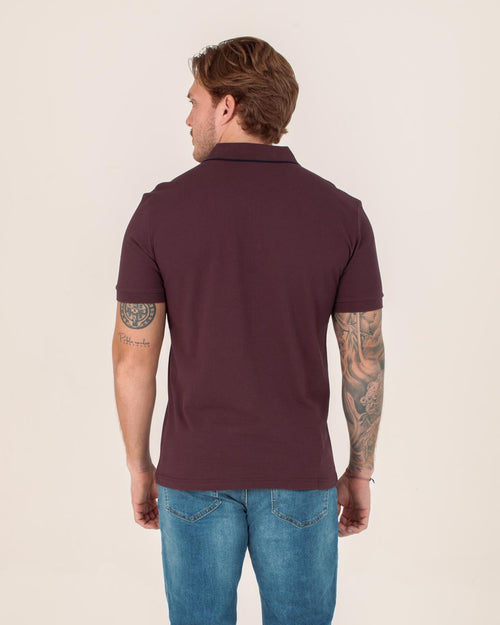 CARVEN POLO HOMBRE ROJO CVY31176DKBUR