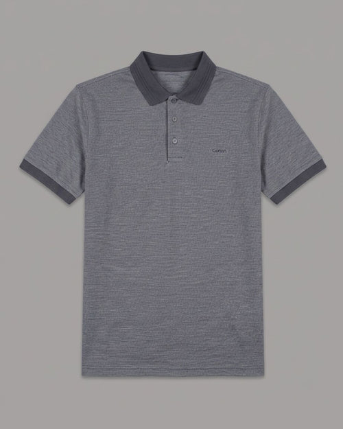 Polo P/H M/C Carven Para Hombre Color Azul Cv-Z31-141-Dknv
