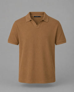 Polo P/H M/C Carven Para Hombre Color Marron Cv-Z13-114-Co