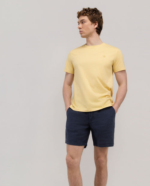 Camiseta Garment Dyed EL GANSO HOMBRE AMARILLO