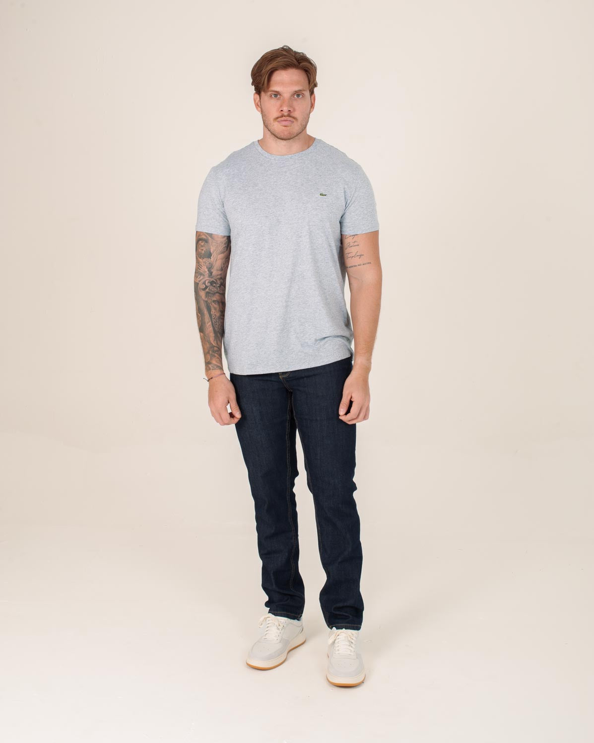 CAMISETA LACOSTE HOMBRE GRIS TH6709CCA