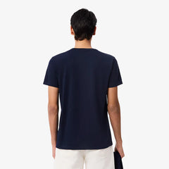 CAMISETA LACOSTE HOMBRE AZUL TH6709166