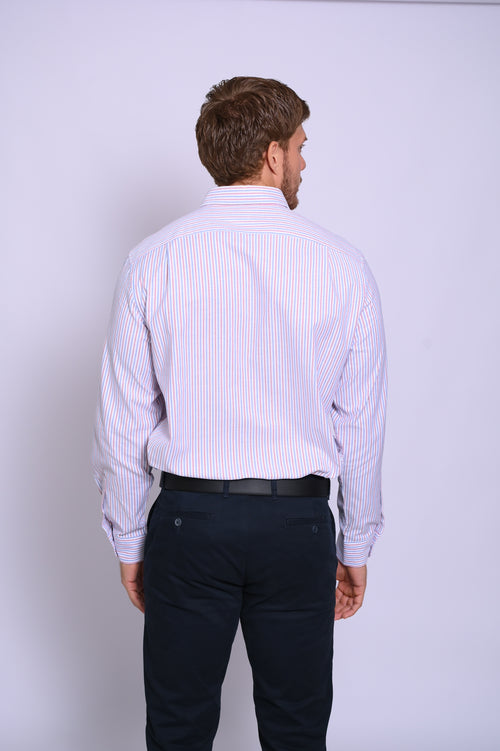 NAUTICA CAMISA MANGA LARGA DE HOMBRE BLANCO