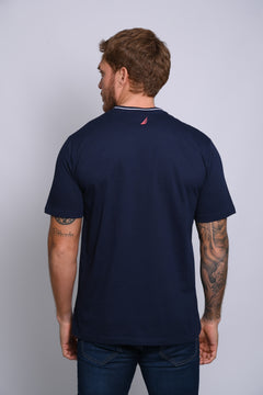 NAUTICA CAMISETAS DE HOMBRE AZUL