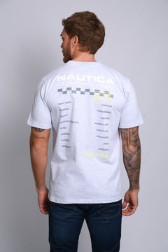 NAUTICA CAMISETAS DE HOMBRE GRIS