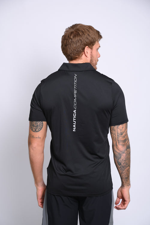 NAUTICA PLAYERA DE HOMBRE NEGRO