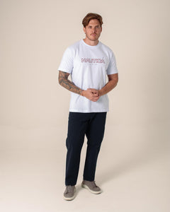 NAUTICA T-SHIRT M/C DE HOMBRE BLANCO N1U04126-908