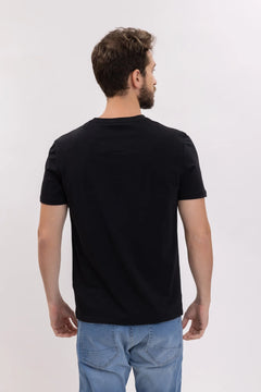 NAUTICA T-SHIRT M/C DE HOMBRE NEGRO 41050V-0TB