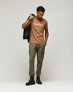 psycho bunny camiseta hombre fantasia marron