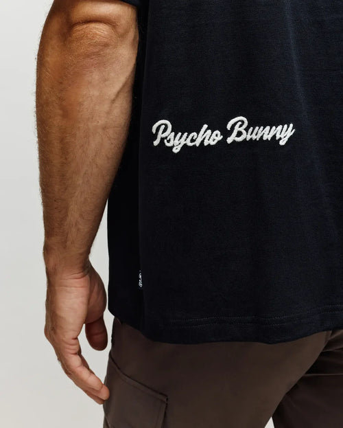 psycho bunny camiseta hombre fantasia negro