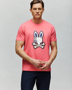 psycho bunny camiseta hombre fantasia rojo