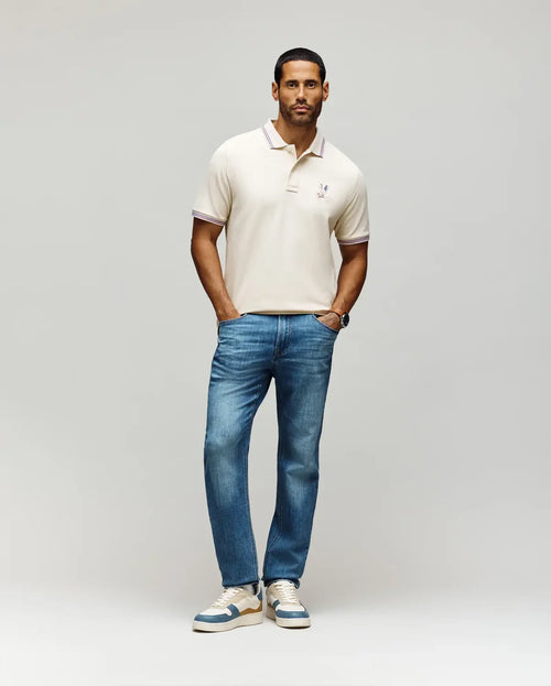 psycho bunny polo manga corta hombre fantasia beige