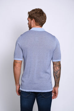 PSYCHO BUNNY POLO MANGA CORTA HOMBRE FANTASIA AZUL