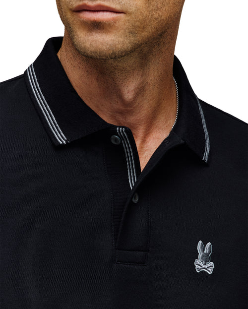 psycho bunny polo manga corta hombre fantasia negro