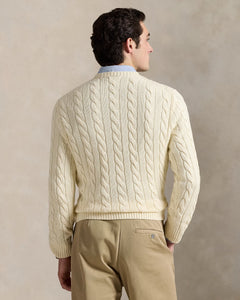 SUETER RALPH LAUREN HOMBRE ANDOVER CREAM 710775885024