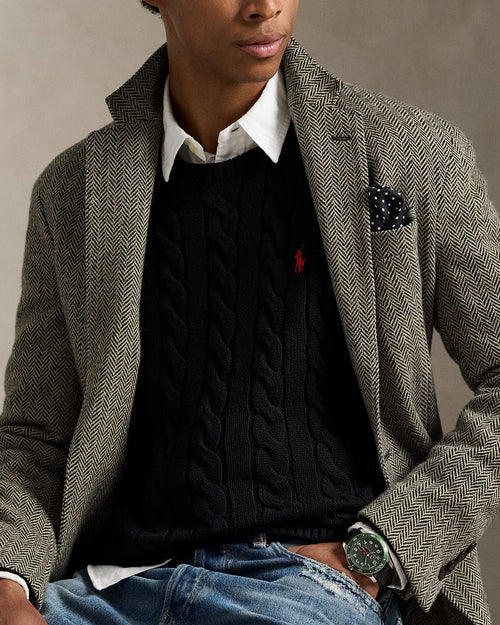 SUETER RALPH LAUREN HOMBRE POLO BLACK 710775885012