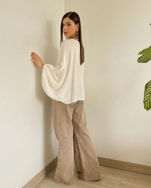 BLUSA PRIMIA P.077 BLANCO