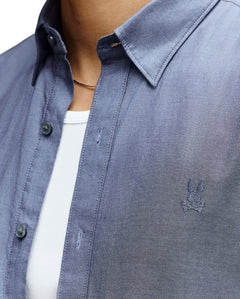 PSYCHO BUNNY CAMISAS HOMBRE AZUL