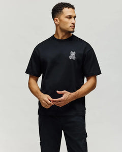 PSYCHO BUNNY CAMISETAS HOMBRE NEGRO