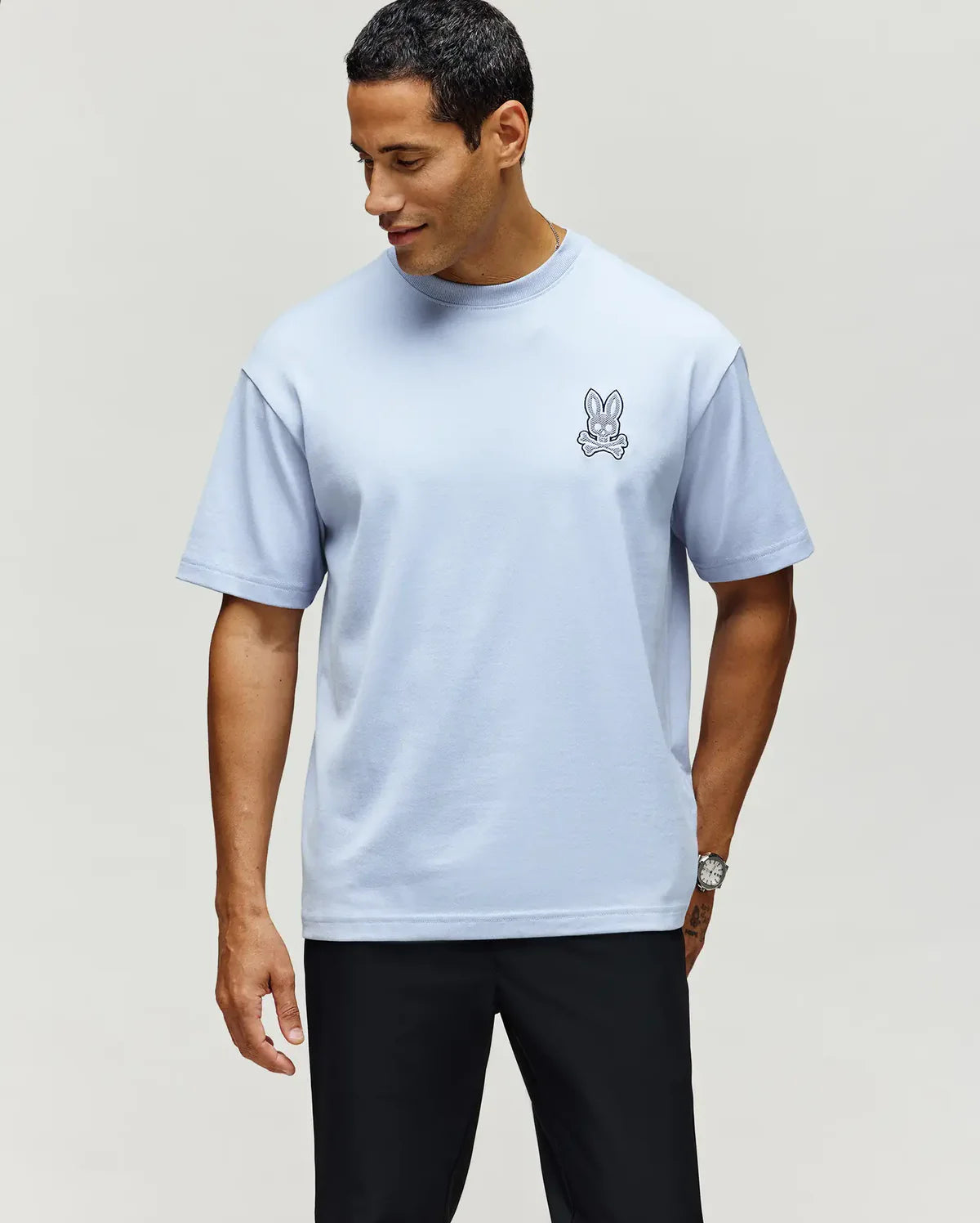 PSYCHO BUNNY CAMISETAS HOMBRE AZUL