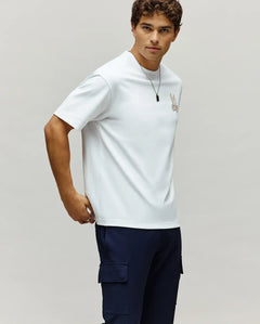 PSYCHO BUNNY CAMISETAS HOMBRE BLANCO