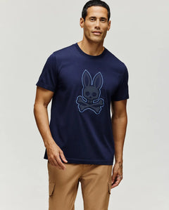 PSYCHO BUNNY CAMISETAS HOMBRE AZUL