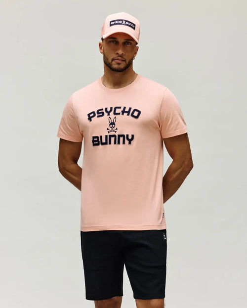 PSYCHO BUNNY CAMISETAS HOMBRE ROSADO