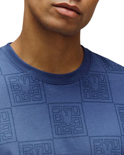 PSYCHO BUNNY CAMISETAS HOMBRE AZUL