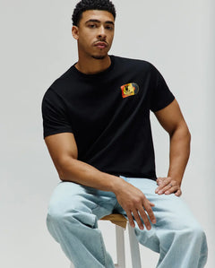 PSYCHO BUNNY CAMISETAS HOMBRE NEGRO