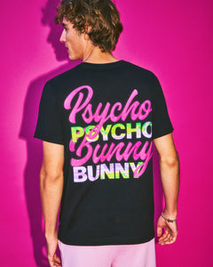 PSYCHO BUNNY CAMISETAS HOMBRE NEGRO