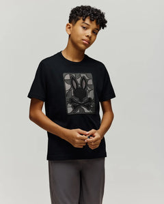 PSYCHO BUNNY CAMISETAS NIÑO NEGRO