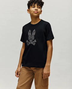 PSYCHO BUNNY CAMISETAS NIÑO NEGRO