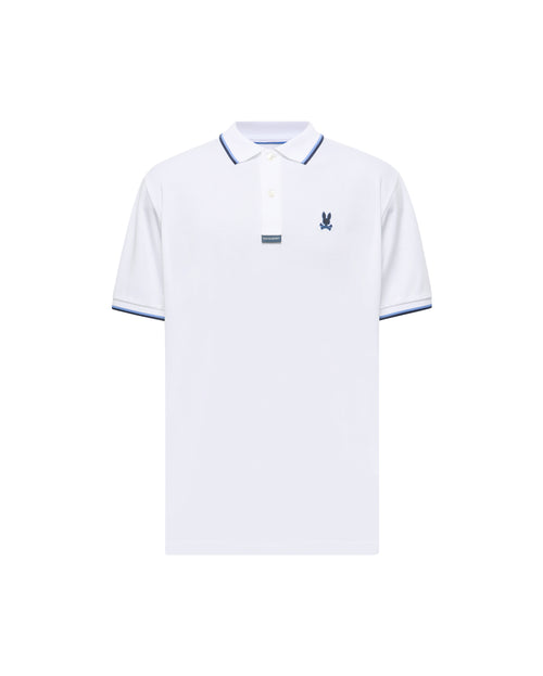 PSYCHO BUNNY CAMISETA TIPO POLO HOMBRE BLANCO