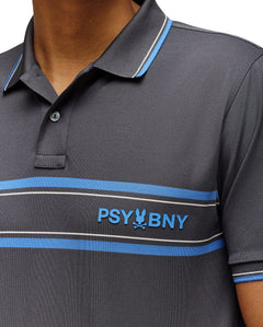 PSYCHO BUNNY CAMISETA TIPO POLO HOMBRE GRIS