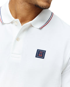 PSYCHO BUNNY CAMISETA TIPO POLO HOMBRE BLANCO