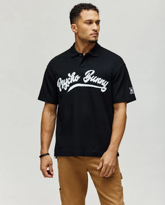 PSYCHO BUNNY CAMISETA TIPO POLO HOMBRE NEGRO