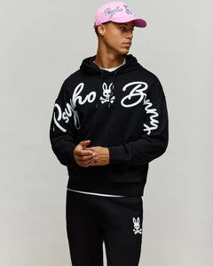 PSYCHO BUNNY SUDADERAS HOMBRE NEGRO