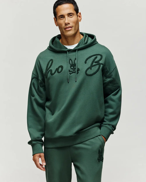 PSYCHO BUNNY SUDADERAS HOMBRE VERDE