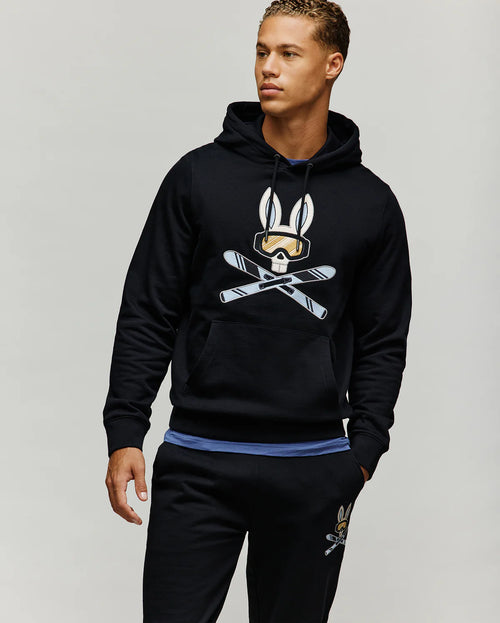 PSYCHO BUNNY SUDADERAS HOMBRE NEGRO