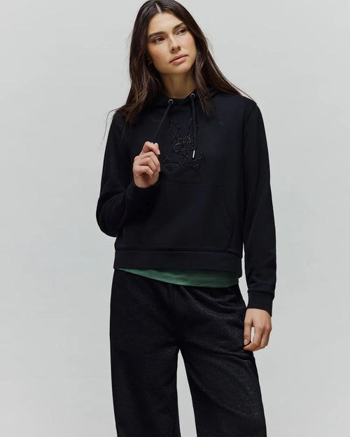 PSYCHO BUNNY SUDADERAS DAMA NEGRO