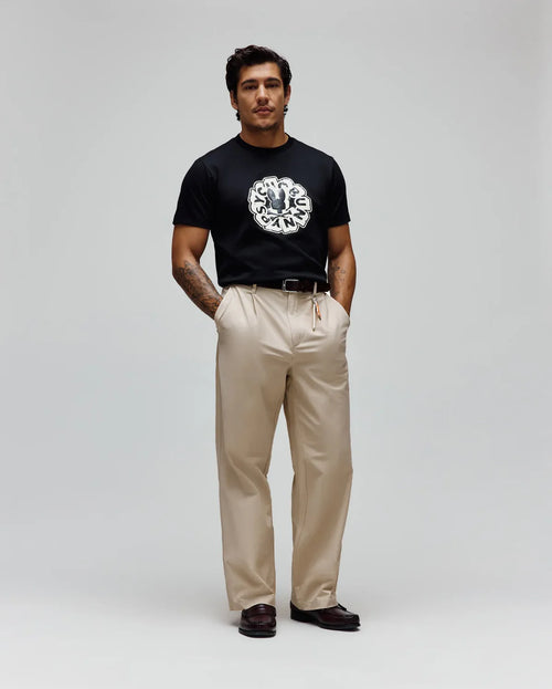 T-SHIRT PSYCHO BUNNY PARA HOMBRE COLOR NEGRO MT0200219001