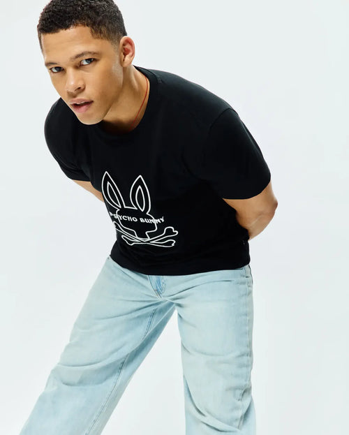 T-SHIRT PSYCHO BUNNY PARA HOMBRE COLOR NEGRO MT0200282001