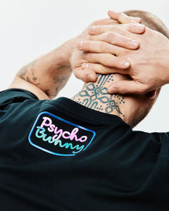 T-SHIRT PSYCHO BUNNY PARA HOMBRE COLOR NEGRO MT0200303001