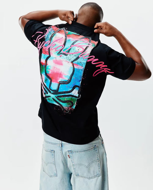 CAMISETA PSYCHO BUNNY PARA CABALLERO COLOR NEGRO