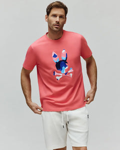 T-SHIRT PSYCHO BUNNY PARA HOMBRE COLOR NARANJA MT0200250656
