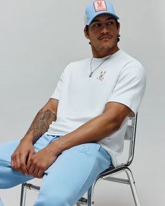 T-SHIRT PSYCHO BUNNY PARA HOMBRE COLOR BLANCO MT0200223100