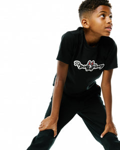 CAMISETA PSYCHO BUNNY PARA NIÑO COLOR NEGRO