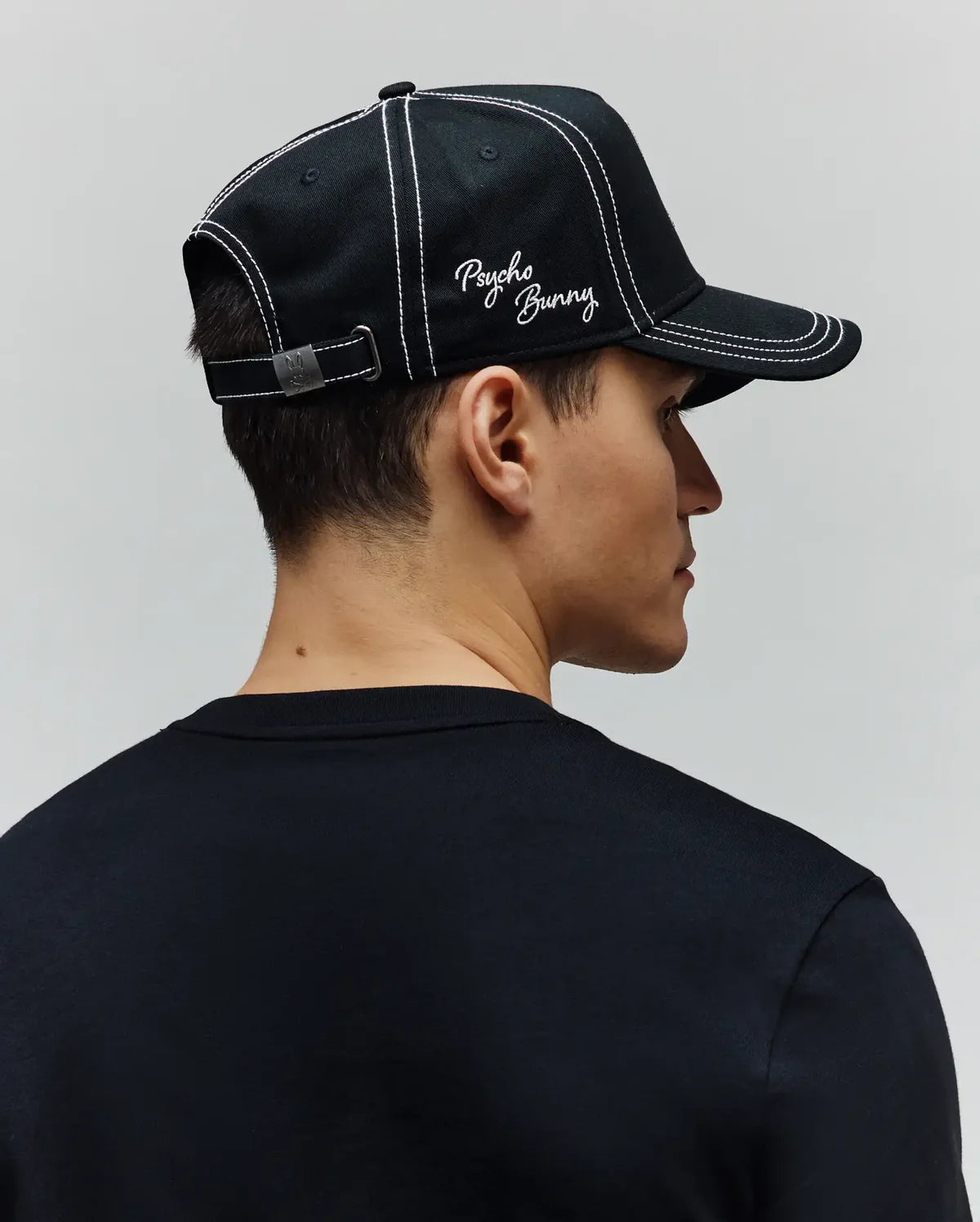 GORRA PSYCHO BUNNY PARA HOMBRE COLOR NEGRO MO1500081001