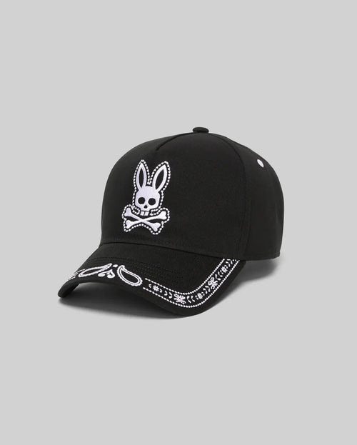GORRA PSYCHO BUNNY PARA HOMBRE COLOR NEGRO MO1500083001