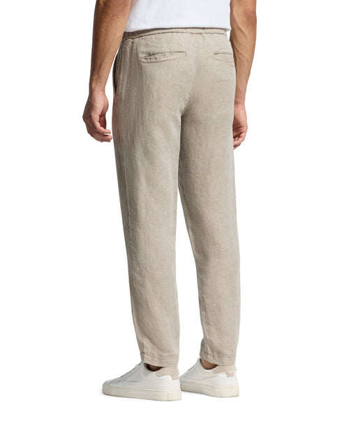 PSYCHO BUNNY PANTALÓN DE MEZCLA DE LINO CON CORDÓN FATE PARA CABALLERO HOMBRE BEIGE B6P471C200NTN